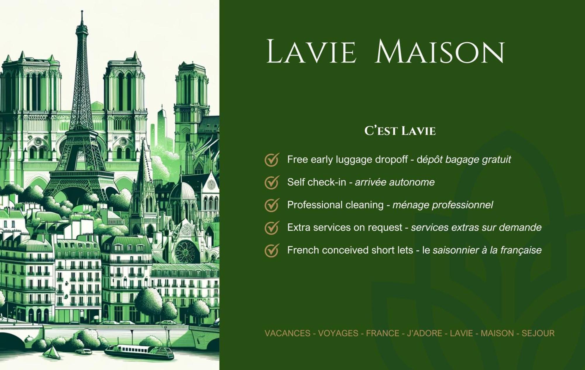 Lavie Maison - Comfortable Studio Near The Marais Paris Dış mekan fotoğraf